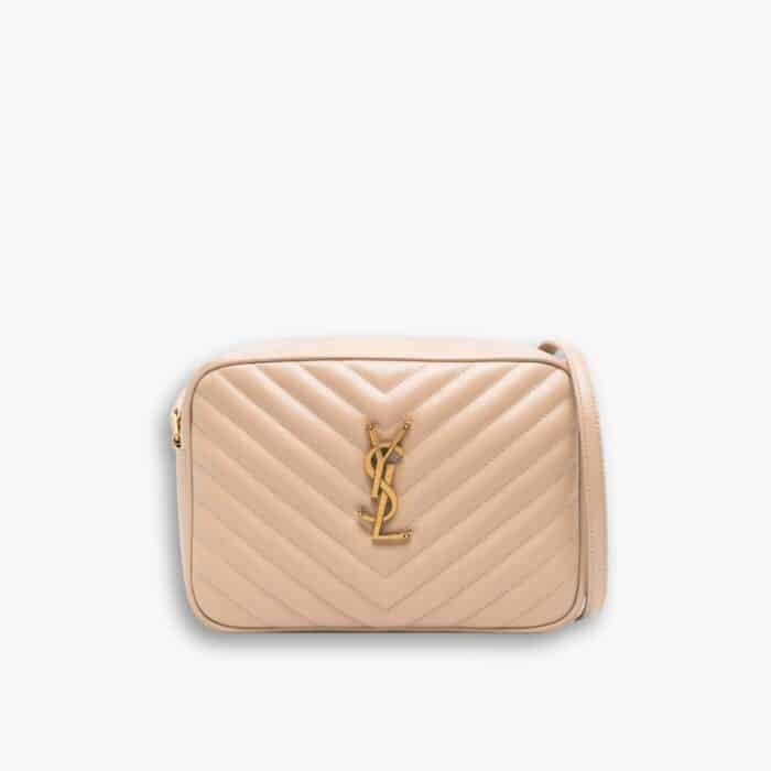 Saint Laurent Lou Camera Bag Gold Metal Beige 23Cm 612544DV7072721