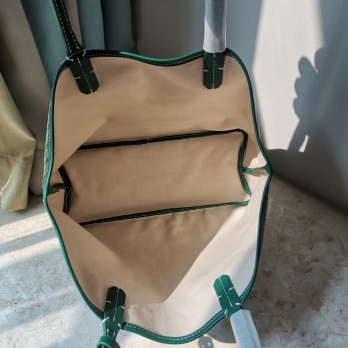 Goyard Goyardine Saint Louis PM Bag Green 34Cm - Image 7