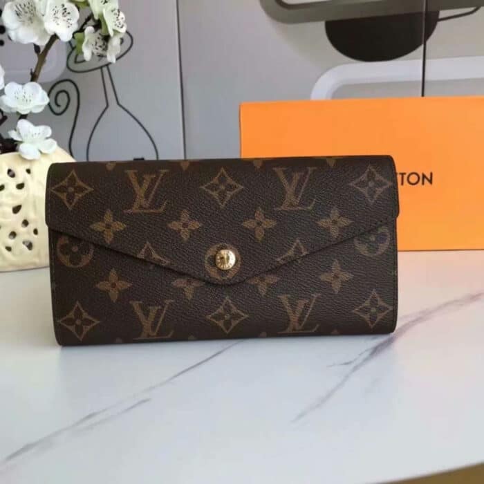 Louis Vuitton Sarah Wallet Monogram Brown 19cm M60531 - Image 2