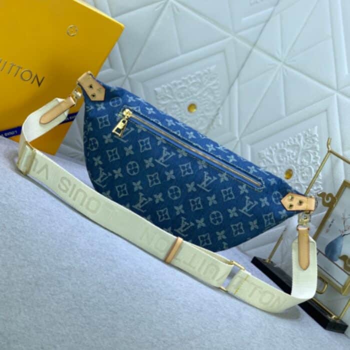 Louis Vuitton Bumbag High Rise Denim Blue 38cm M46837 - Image 5