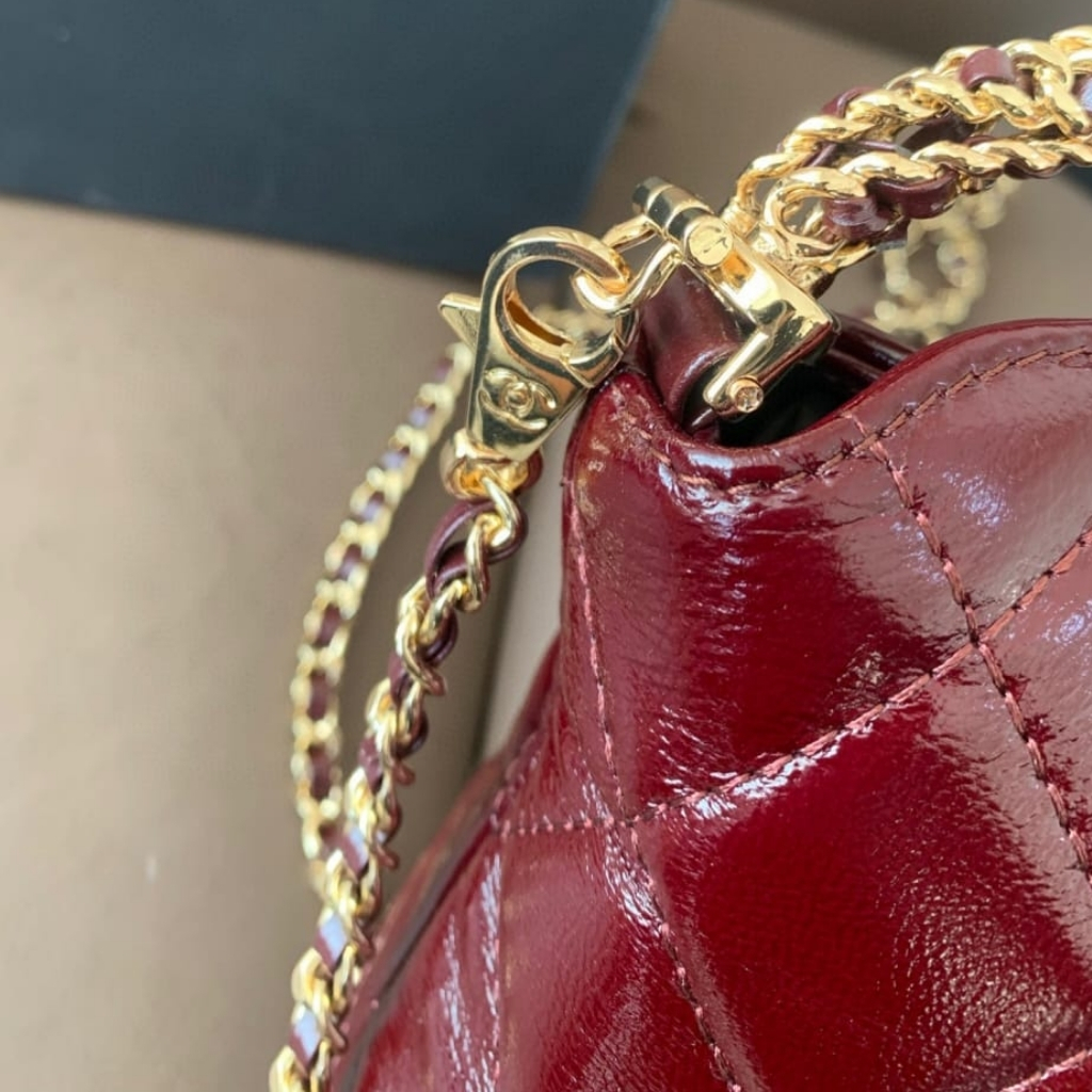 Chanel Clutch With Chain Burgundy 18cm AP4189 B17675 NZG79 - Image 6