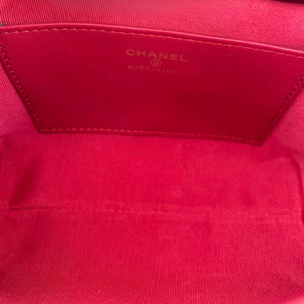 Chanel Clutch With Chain Burgundy 18cm AP4189 B17675 NZG79 - Image 7