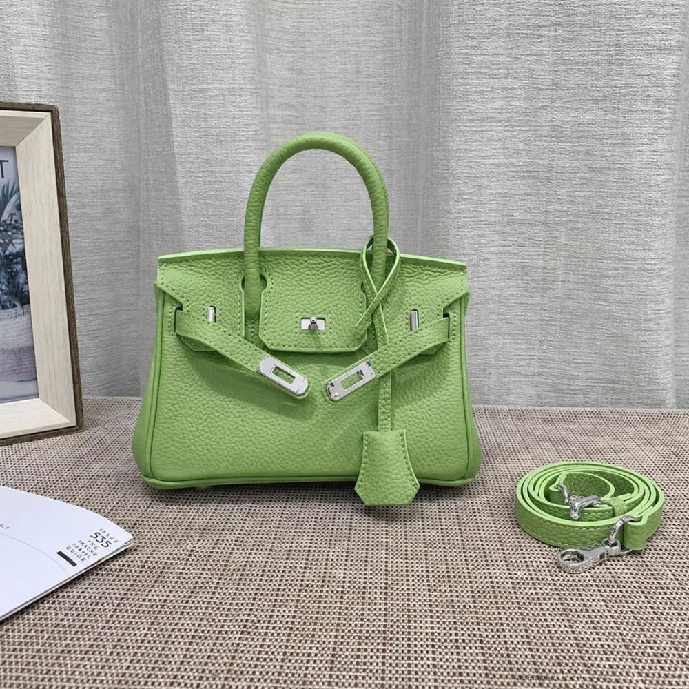 Hermès Birkin B25 Togo Grenat Green 20cm - Image 3