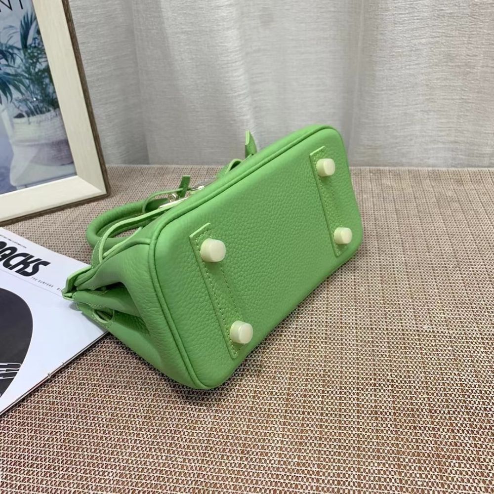 Hermès Birkin B25 Togo Grenat Green 20cm - Image 7