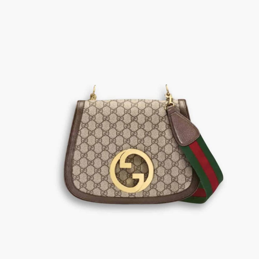 Gucci Blondie Medium Bag Beige Brown 29cm 721172 96IWG 8745
