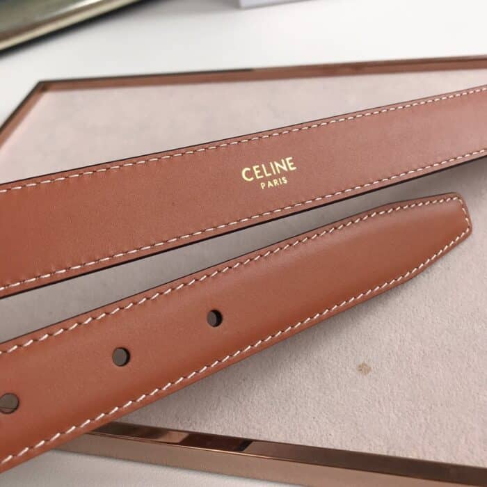 Celine Triomphe Belt Brown - Image 3