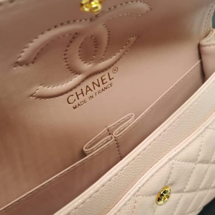 Chanel Classic Flap Bag Pink 25cm - Image 5