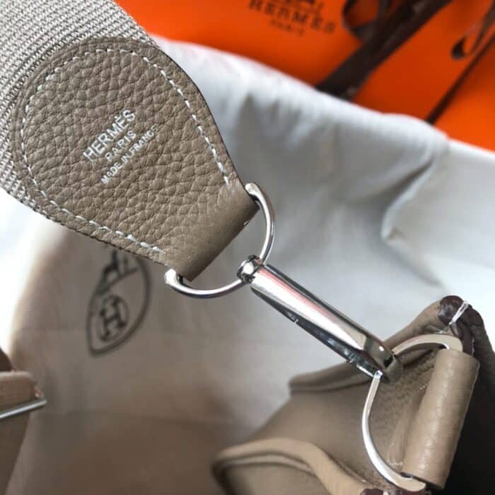 Hermes Clemence Evelyne Pm Etoupe 29cm - Image 3