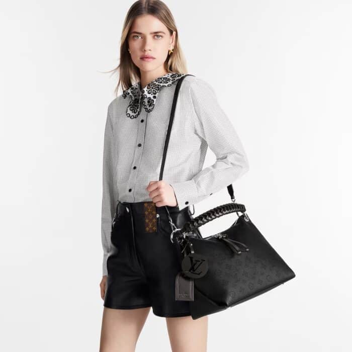 Louis Vuitton Beaubourg Hobo MM Bag Black 32cm M56073 - Image 7
