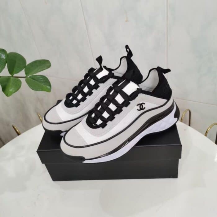 Chanel CC Low Top Sneakers White G39070 Y56144 0Q241 - Image 7