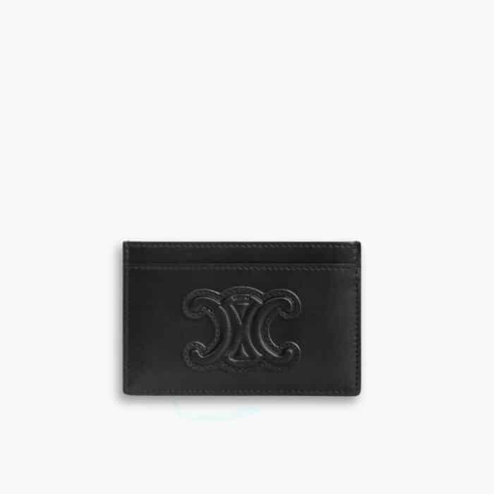 Celine Card Holder Black 9cm