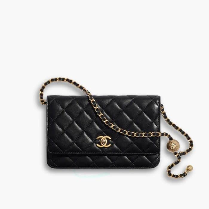 Chanel Classic Wallet On Chain Black 19cm