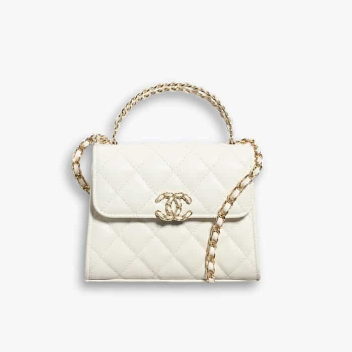 Chanel Clutch With Chain White 15cm AP3237 B10307 10601
