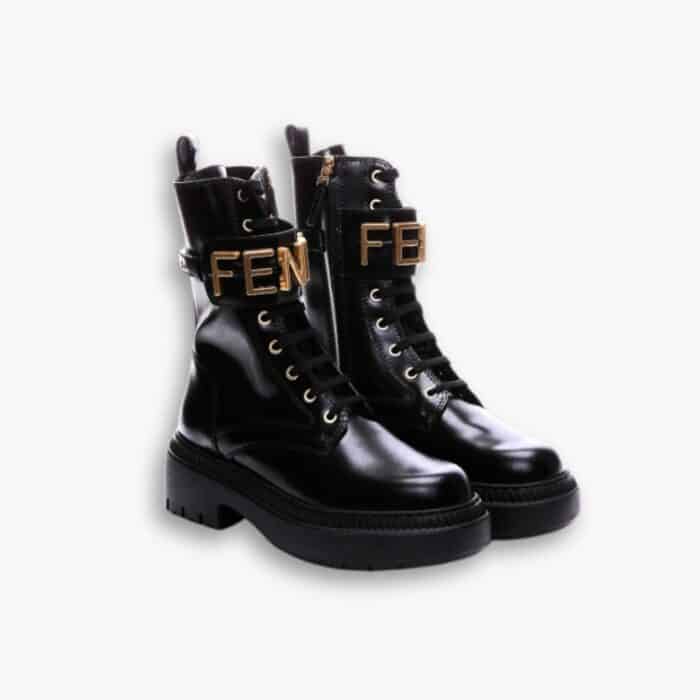 Fendi Graphy Biker Boots