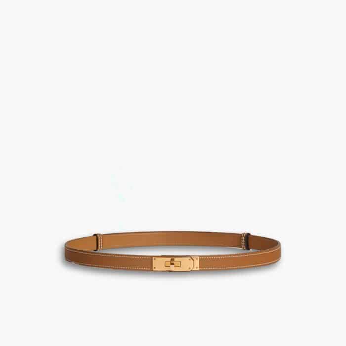 Hermes Kelly 18 Belts Gold Brown H069853CC37