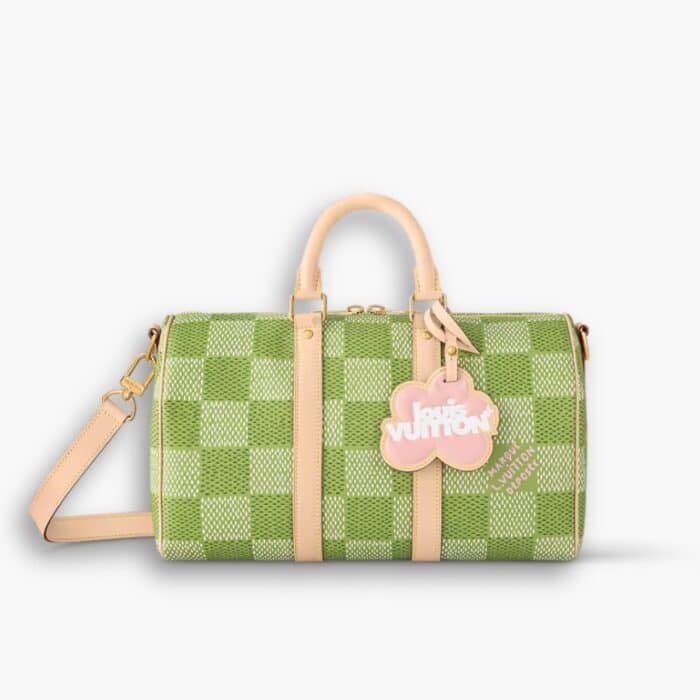 Louis Vuitton Keepall Bandoulière Damier Canvas Green 35cm N40671