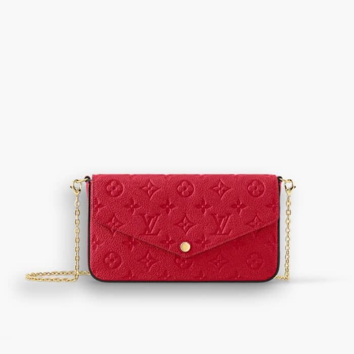 Louis Vuitton Félicie Pochette Red 21cm M63700
