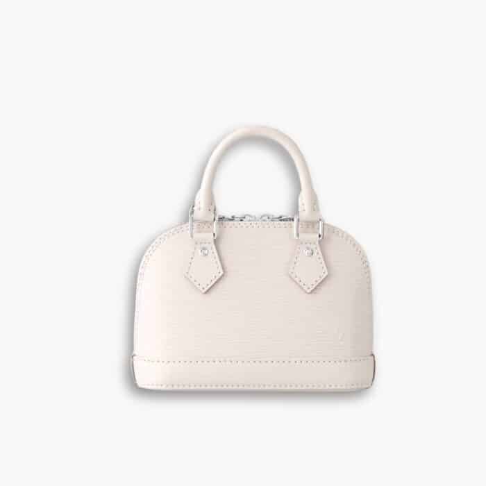 Louis Vuitton Nano Alma Bag White Quartz 18cm M82411