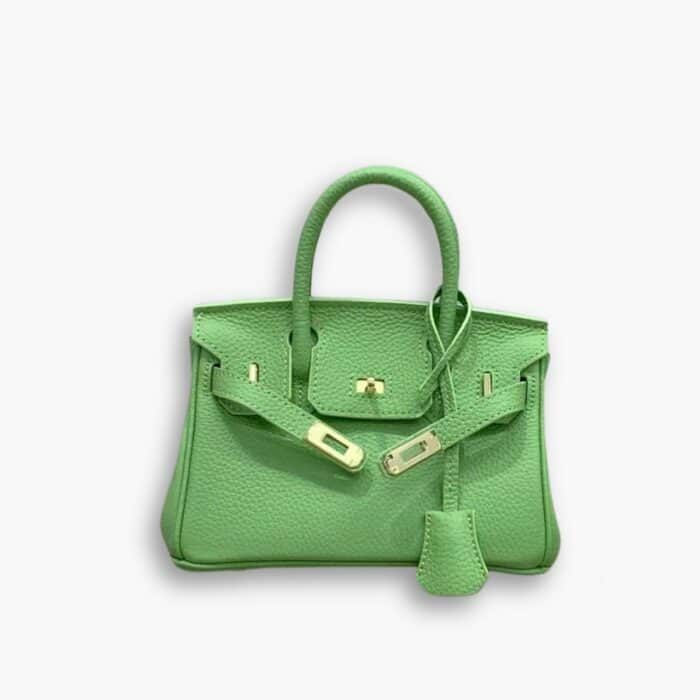 Hermès Birkin B25 Togo Grenat Green 20cm