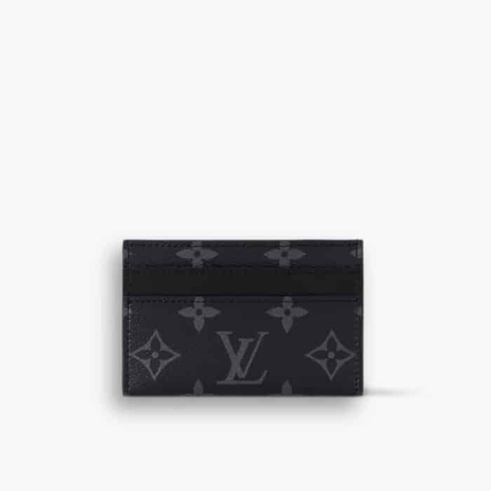 Louis Vuitton Card Holder Monogram Eclipse 9cm M6217