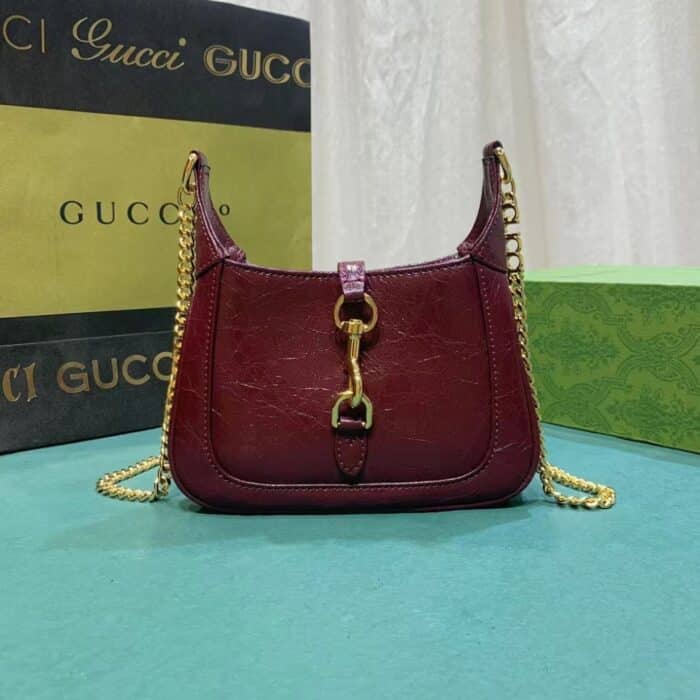 Gucci Jackie Notte Mini Bag Rosso Ancora Red 19cm 782889 0P50G 6207 - Image 2