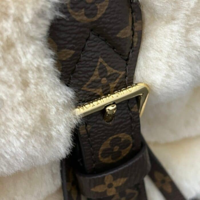 Louis Vuitton Nano Teddy Backpack Cream 25cm M11919 - Image 2