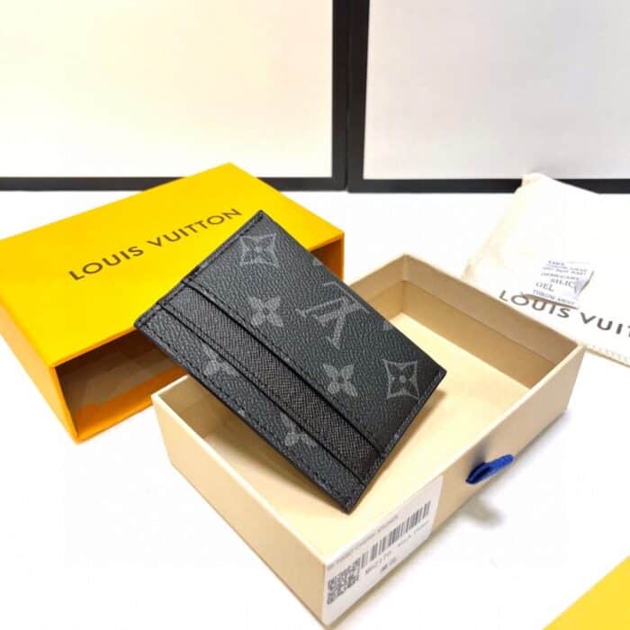 Louis Vuitton Card Holder Monogram Eclipse 9cm M6217 - Image 5