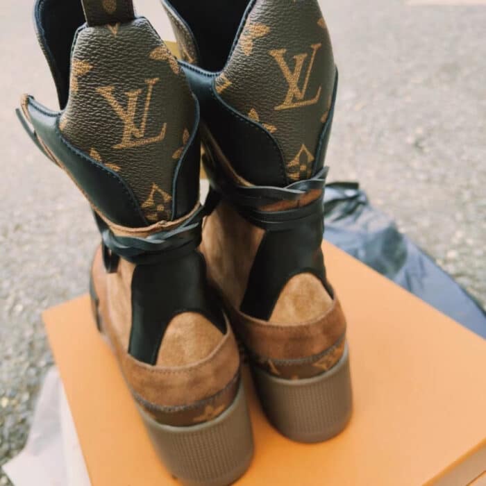 Louis Vuitton Laureate Desert Boot Brown 1A4XYK - Image 5
