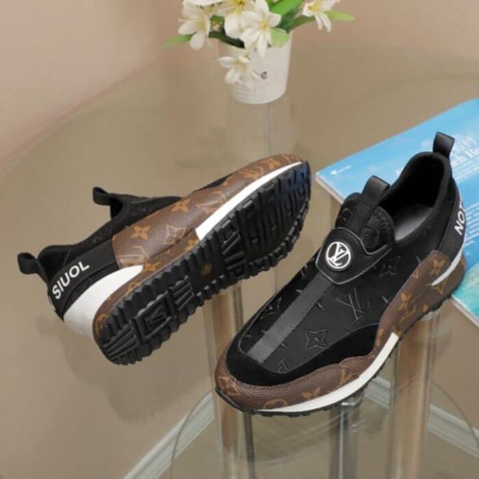 Louis Vuitton Run Away Sneaker Monogram Brown - Image 5