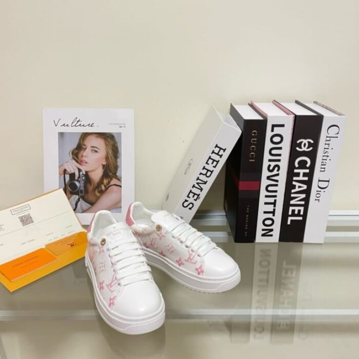 Louis Vuitton Time Out Sneaker Monogram Pink - Image 4