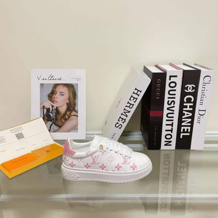 Louis Vuitton Time Out Sneaker Monogram Pink - Image 3