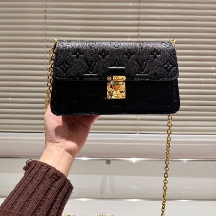 Louis Vuitton Wallet On Chain Métis Black 22cm M82637 - Image 7