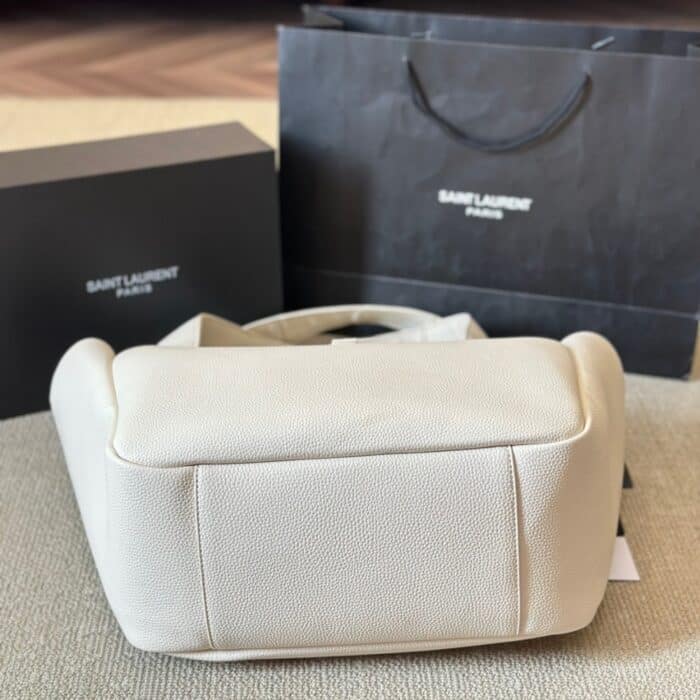 Saint Laurent Le 5 à 7 Bea Bag White 50cm 763435AADDG - Image 5