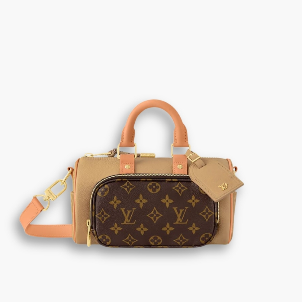 Louis Vuitton Keepall Bandoulière 25 Bag Beige 25cm M12627