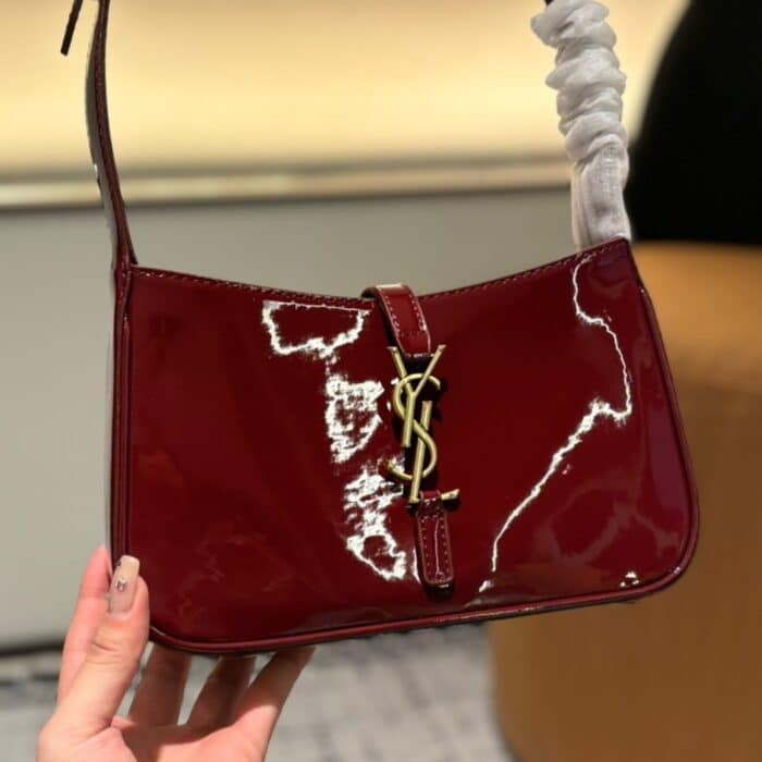 Saint Laurent Le 5 À 7 Dark Red Wine 25cm 657228B870W6413 - Image 2