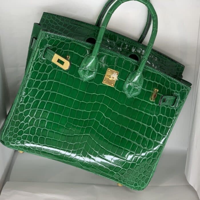 Hermes Birkin 30 Crocodile Dark Green 30cm - Image 2