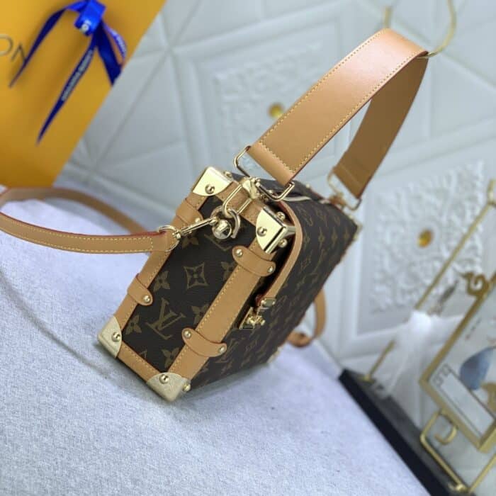 Louis Vuitton Side Trunk Monogram Brown 21cm M46358 - Image 6