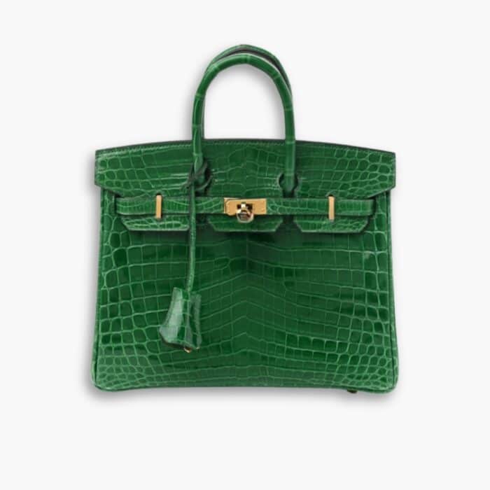Hermes Birkin 30 Crocodile Dark Green 30cm