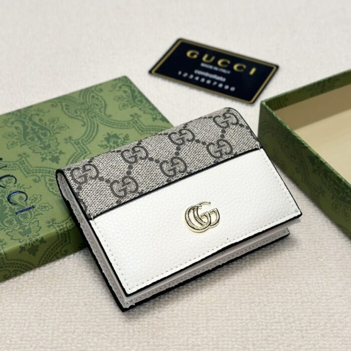 Gucci GG Marmont Bi Colour Card Case Wallet 11cm 658610 17WAG 9096 - Image 2