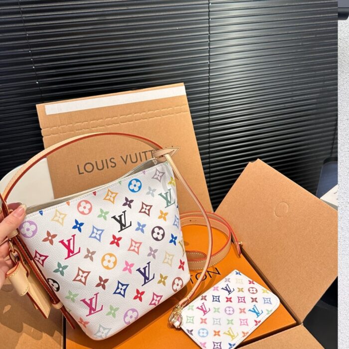 Louis Vuitton X Takashi Murakami All In BB White Multicolored 17cm M13089 - Image 6