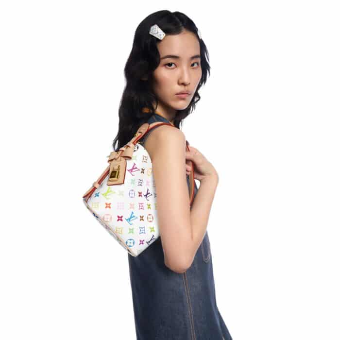 Louis Vuitton X Takashi Murakami All In BB White Multicolored 17cm M13089 - Image 7