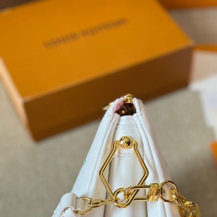 Louis Vuitton X Takashi Murakami Coussin PM White Multicolored 28cm M13232 - Image 4