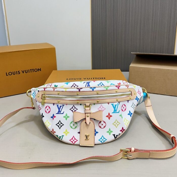 Louis Vuitton X Takashi Murakami High Rise White Multicolored 38cm M13660 - Image 2