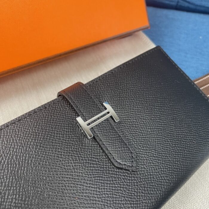 Hermes Bearn Wallet Epsom Black 17cm H039785CC89 - Image 5