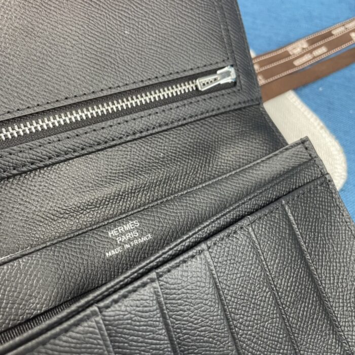 Hermes Bearn Wallet Epsom Black 17cm H039785CC89 - Image 3