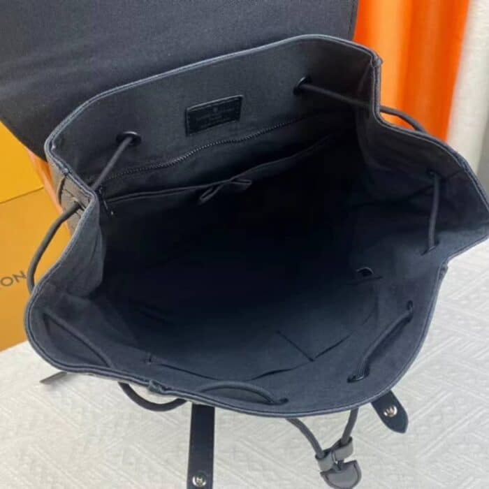 Louis Vuitton Christopher MM Backpack Black 45cm M55699 - Image 4
