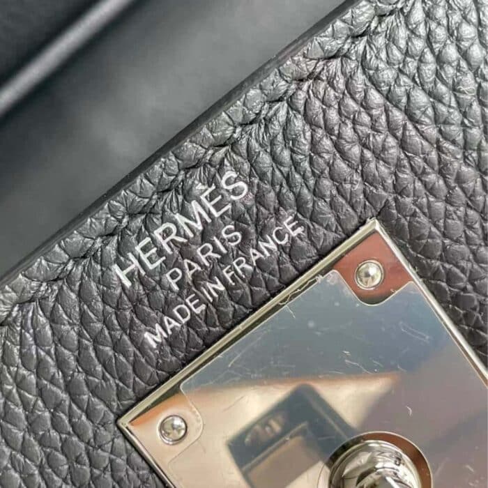 Hermes Hac A Dos Togo Backpack Black 29cm - Image 8
