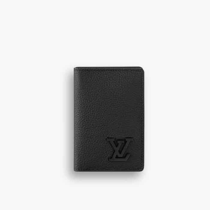 Louis Vuitton Pocket Organizer Wallet Black 11cm M69979