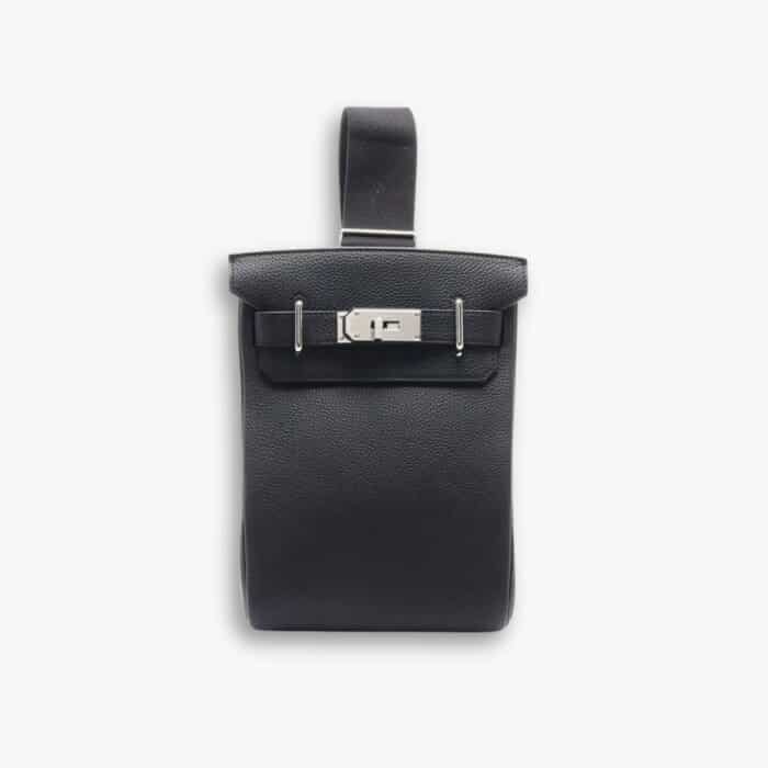 Hermes Hac A Dos Togo Backpack Black 29cm