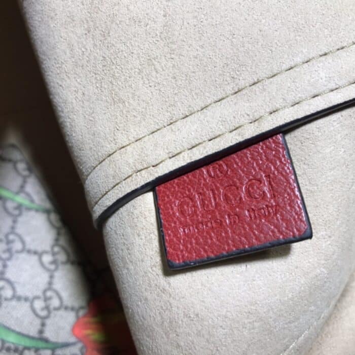Gucci Ophidia GG Flora Medium Tote In Red 44cm - Image 8